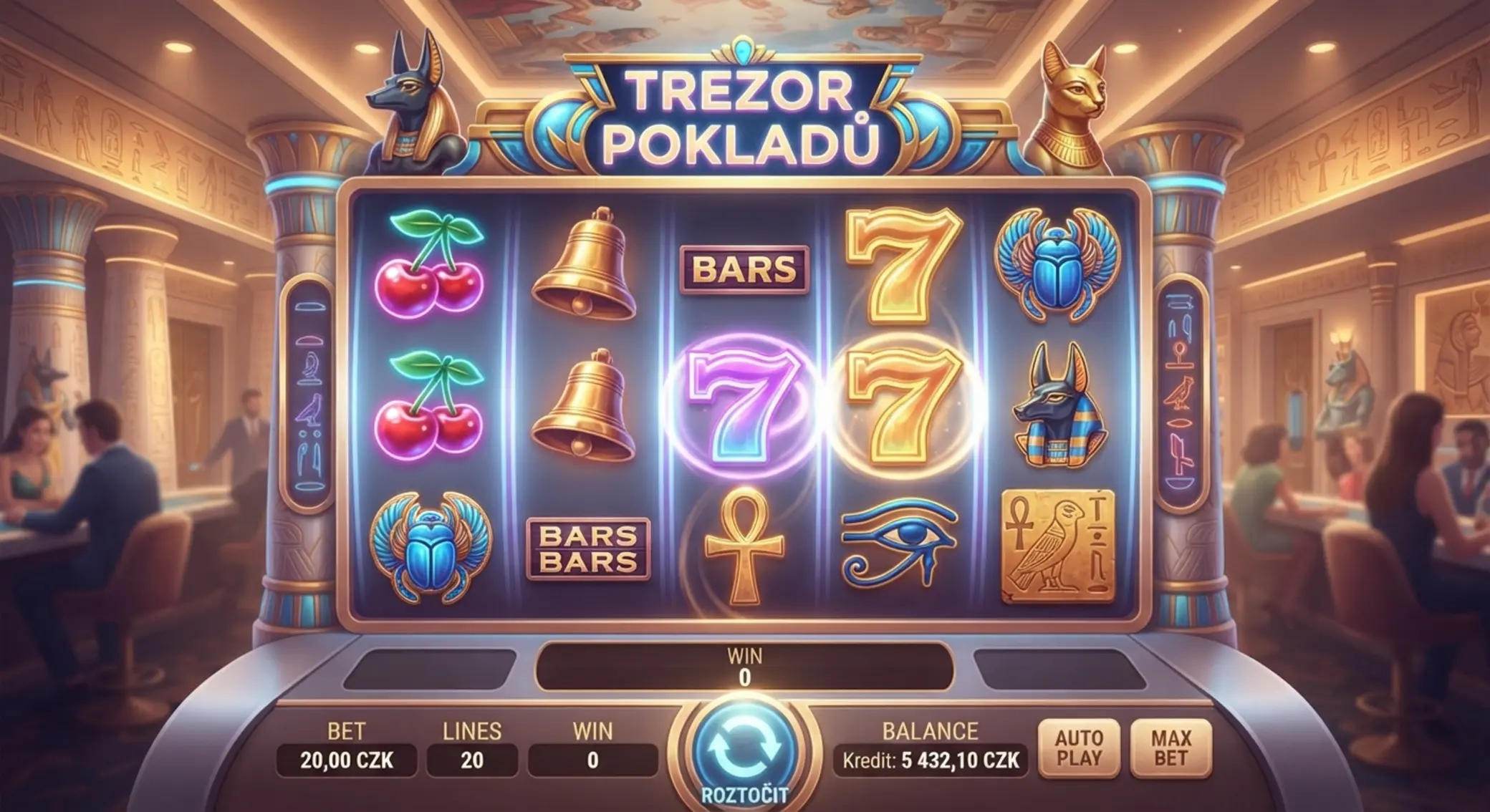 Ilustrace prostředí Apollo automatů v online rozhraní