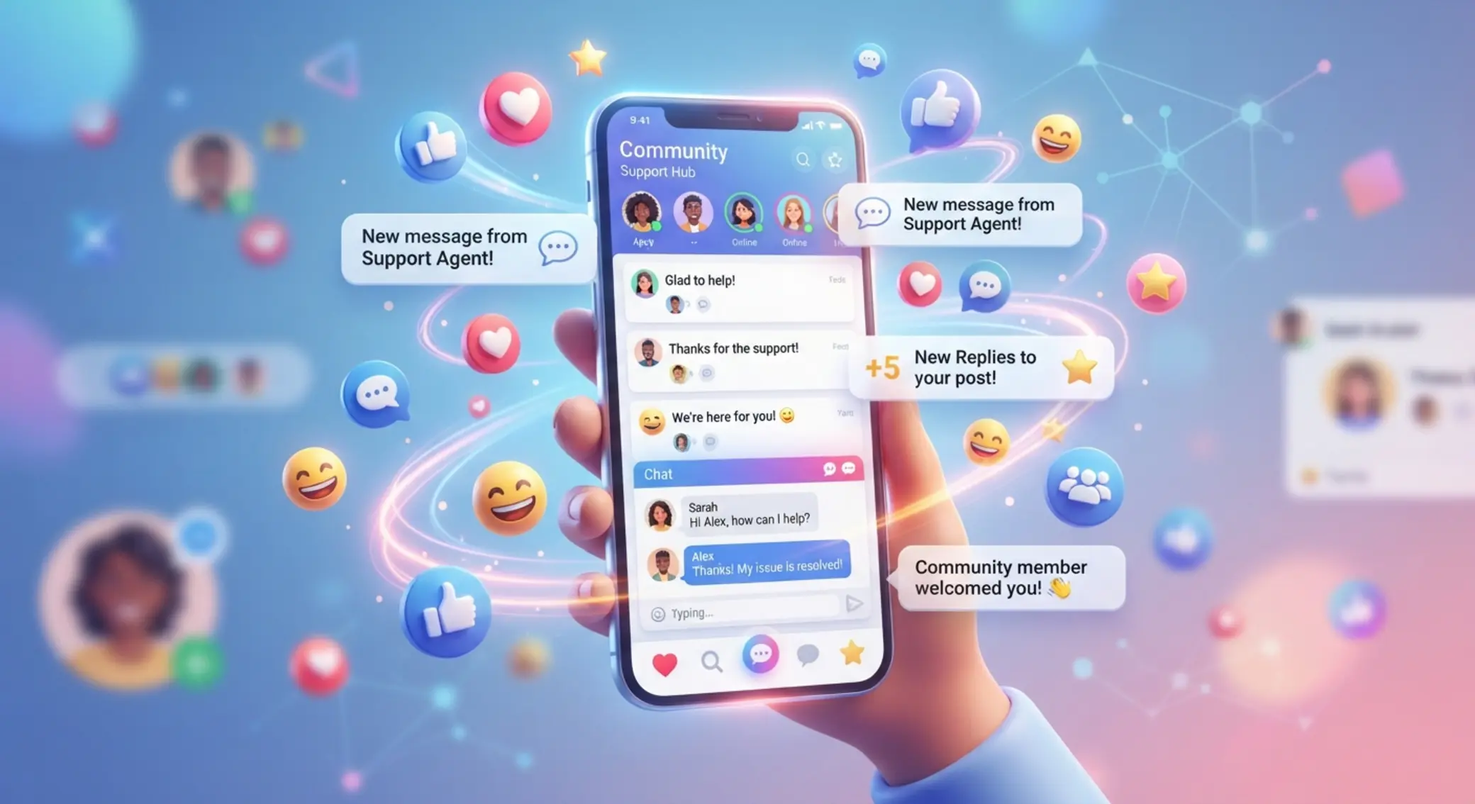 Sociální sítě Svět-Hub a online komunikace
