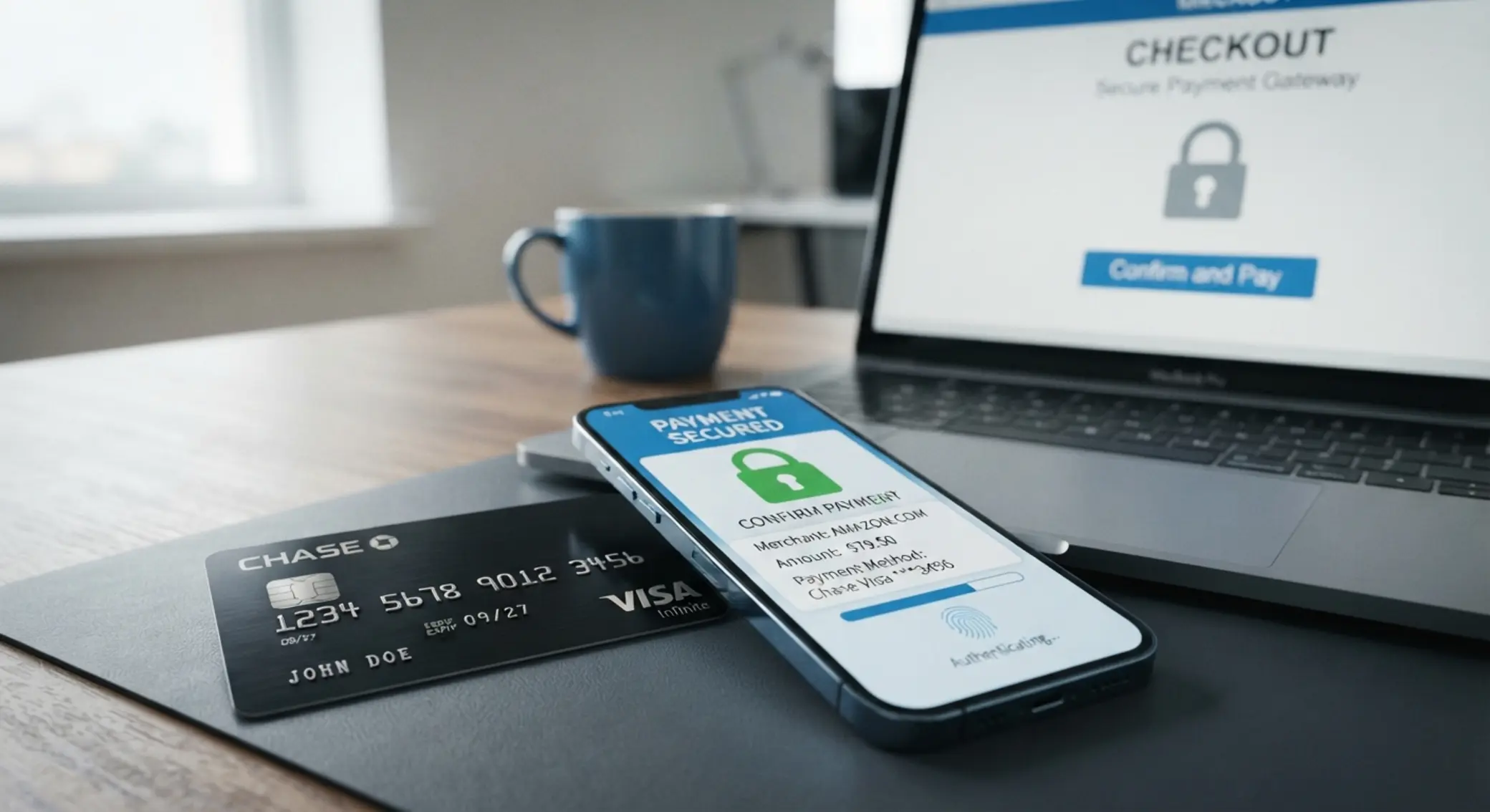 Bezpečné online platby kartou a mobilní bankovní aplikací